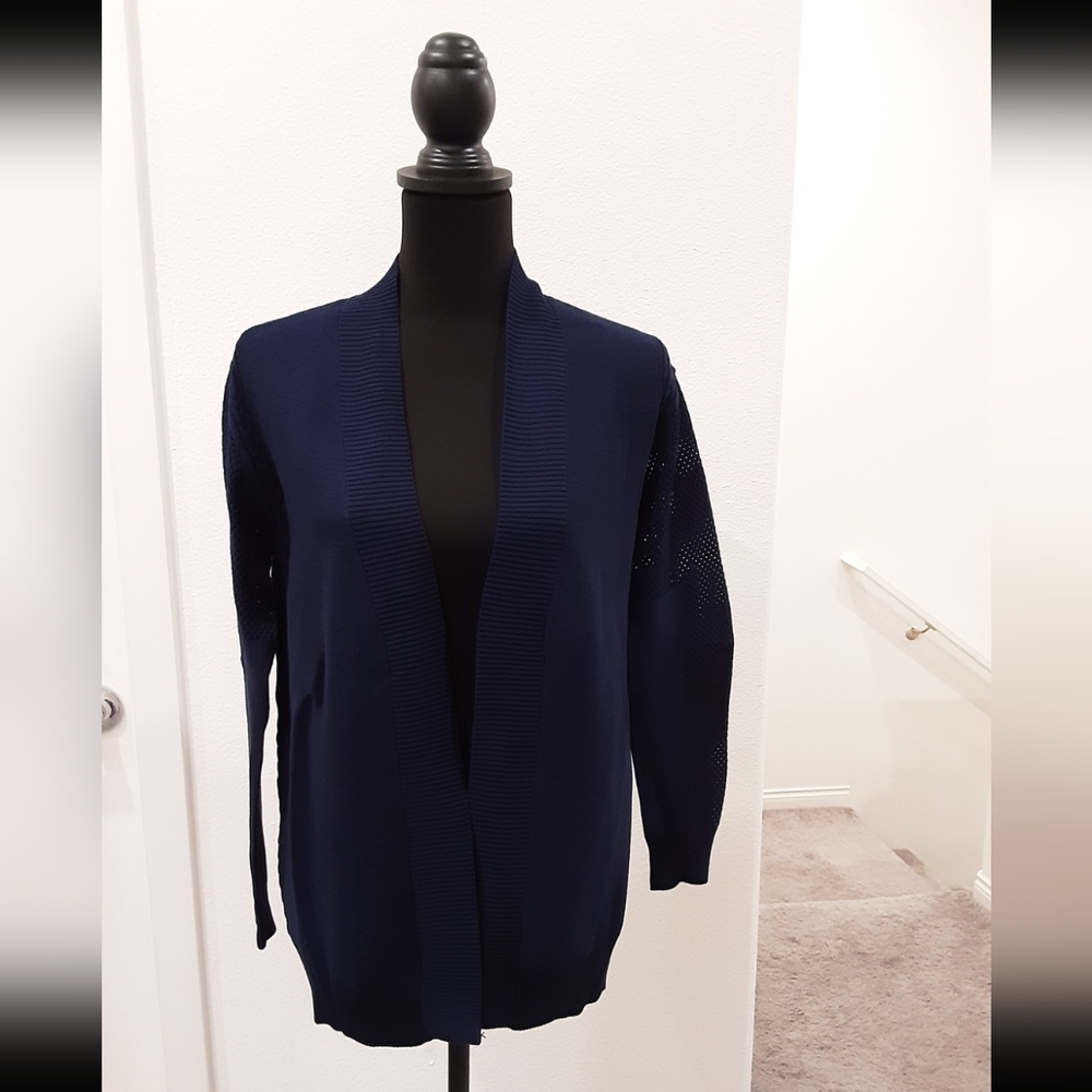 NWT Faith & Zoe Deep Blue Cardigan